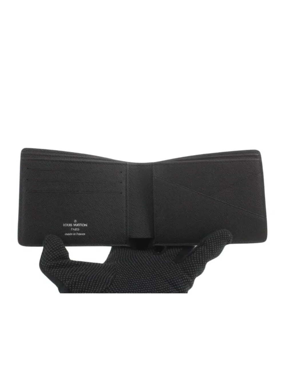 Louis Vuitton Bifold Wallet Portefeuille Multiple Black Damier Graphite
